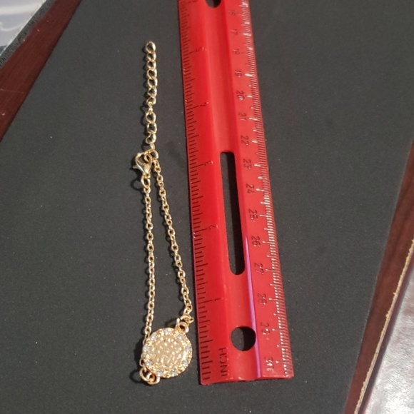 Yellow gold bracelet bangle handmade - Picture 3 of 3